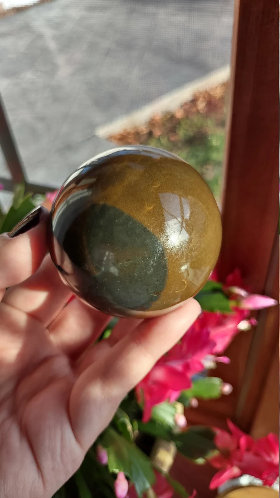 Fancy Jasper Sphere, The Supreme Nurturer Stone, Jasper Gemstone Crystal Heart