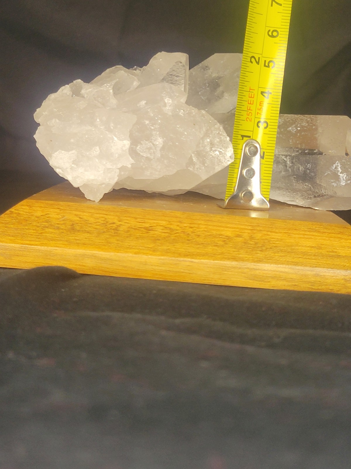 290g Natural White Clear Quartz Cluster Crystal Mineral Healing Stone (B4)