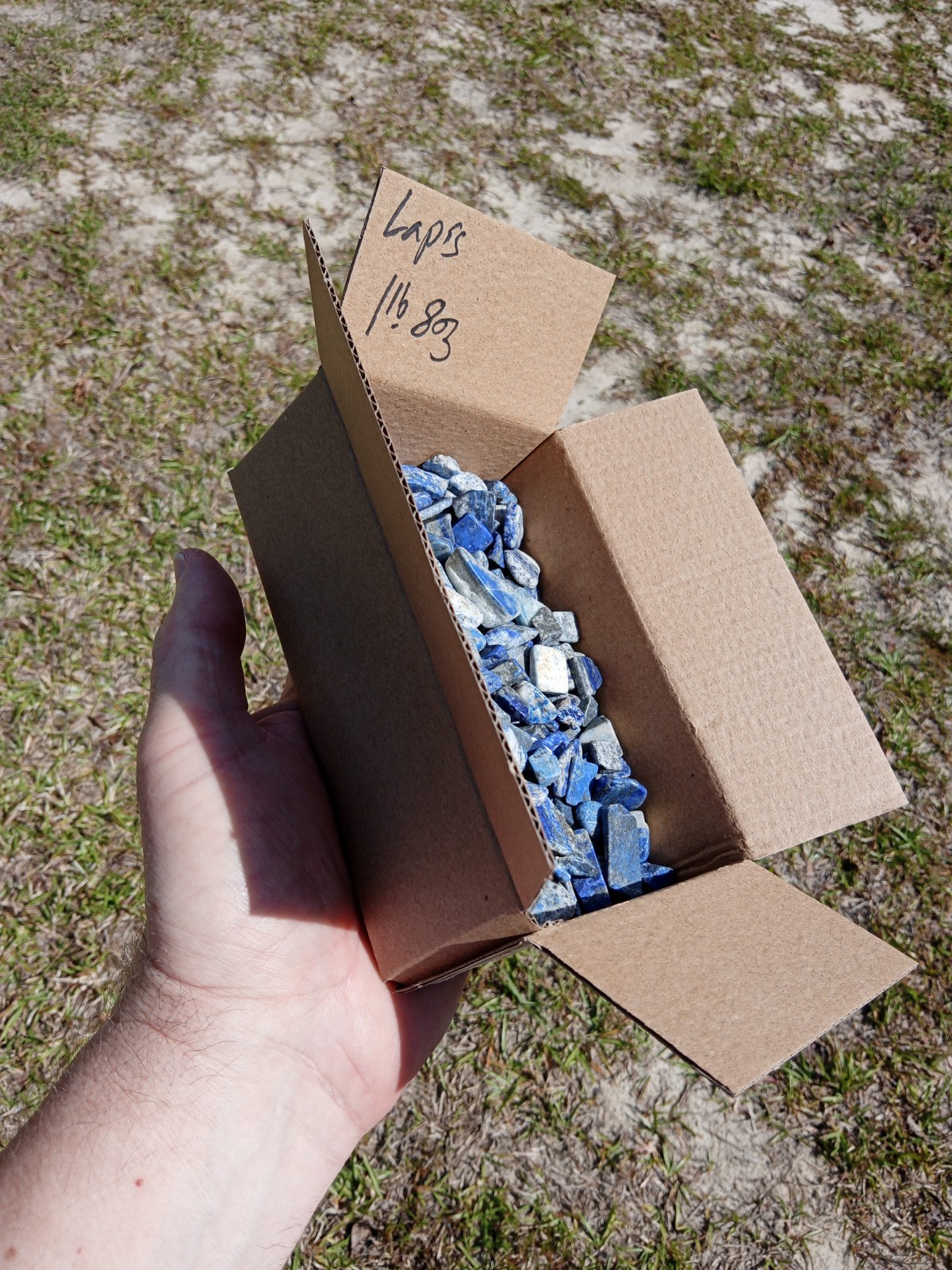 1.5 Lbs Small Rich Blue Lapis Lazuli Tumbled! Collecting, Jewelry Making! Q6