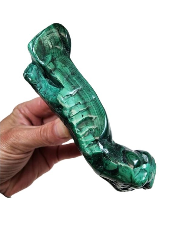 Malachite Polished Stone from the Congo 344.6 grams