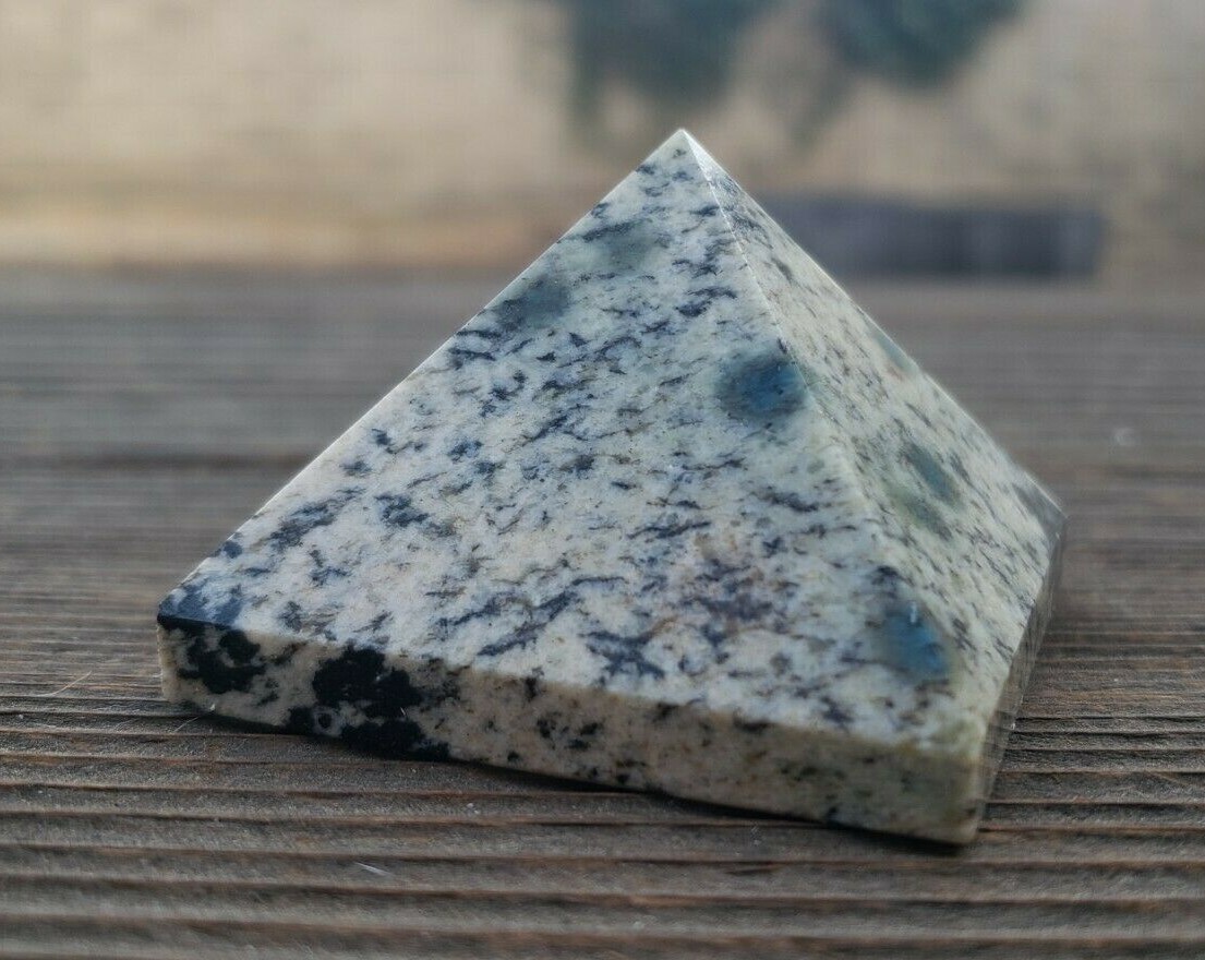 K2 JASPER NATURAL LARGE GEMSTONE CRYSTAL PYRAMID 51mm [11]