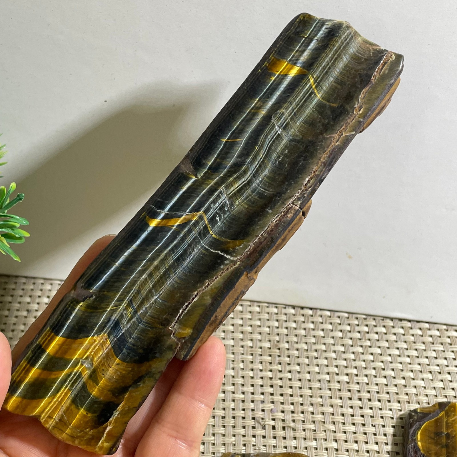 173g Natural tiger’s-eye Rough Raw Stone Rock Specimen Reiki healing