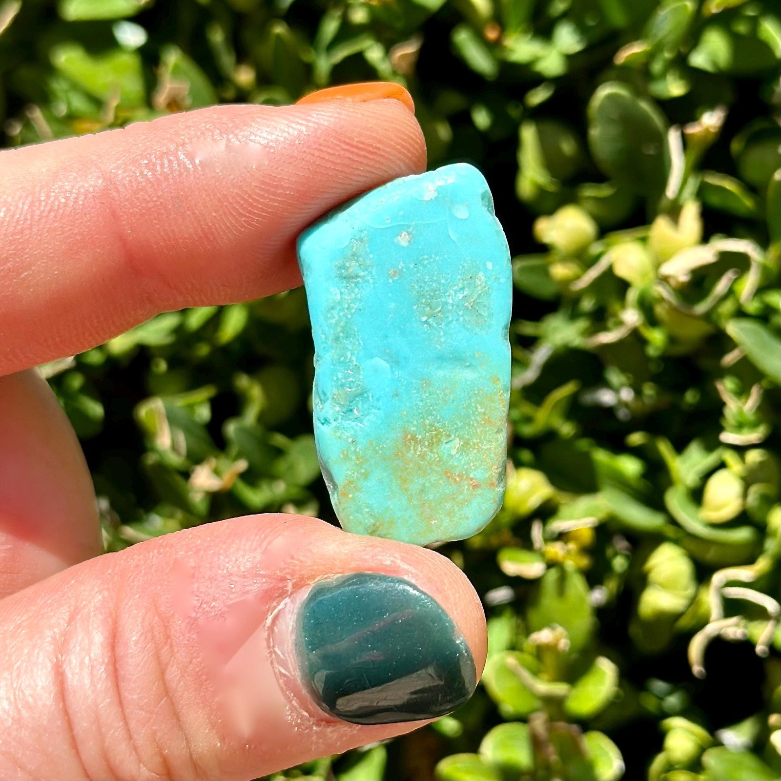 Raw Turquoise Stone, Natural Turquoise from Tyrone, New Mexico, USA