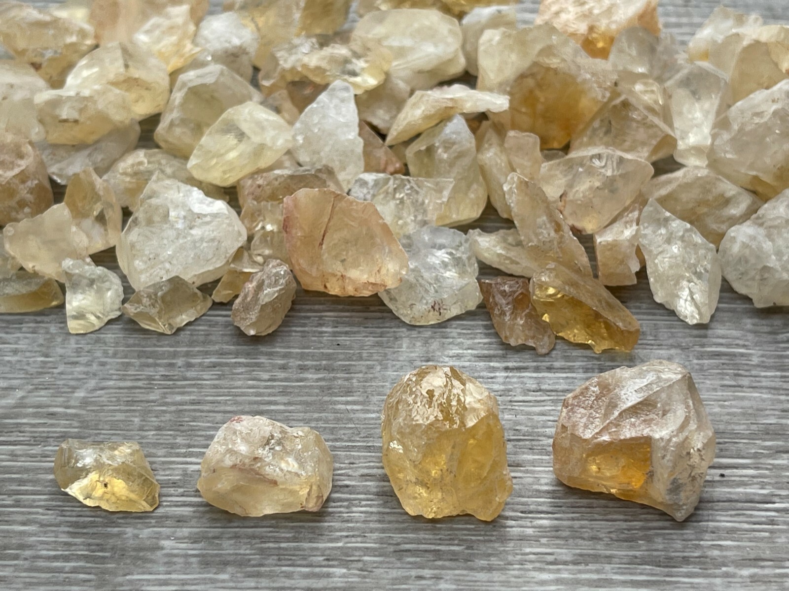 Citrine Small Raw Stone, 0.5″ – 1″ Rough Citrine Chunks, Raw Citrine Gravel