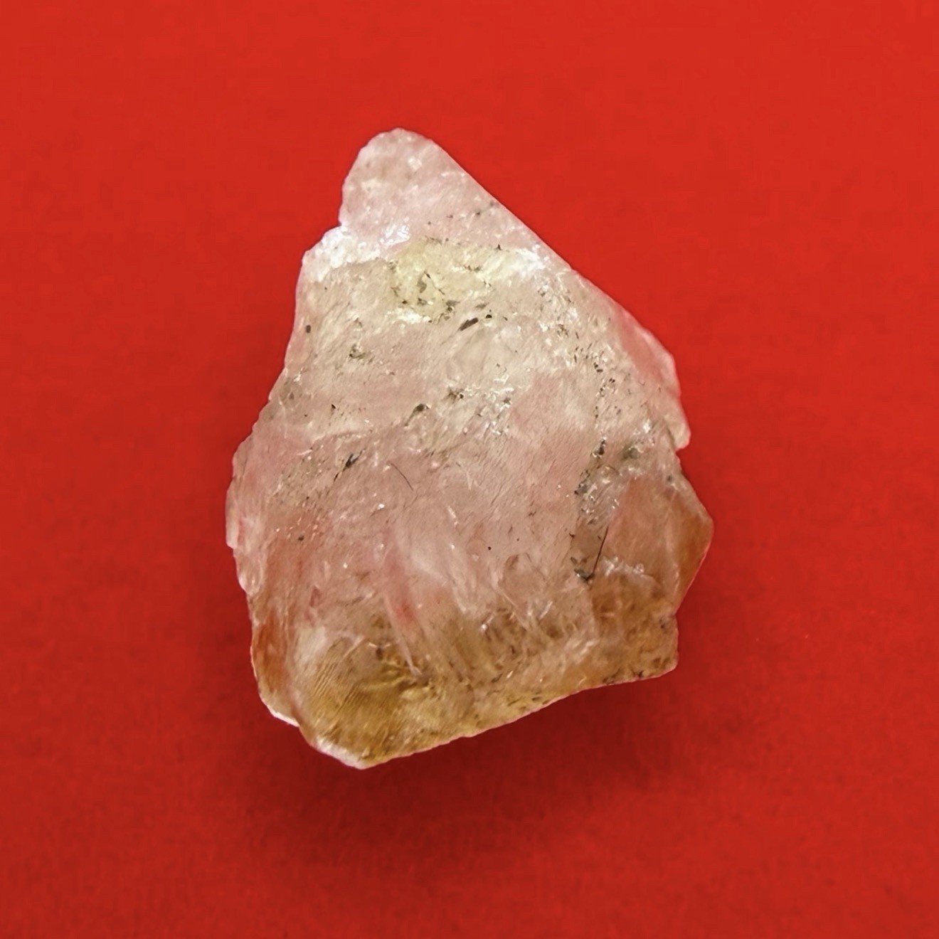 Golden Brazilian Phenacite Crystal: Authentic Phenacite Crystal, 1.05g/5.25ct