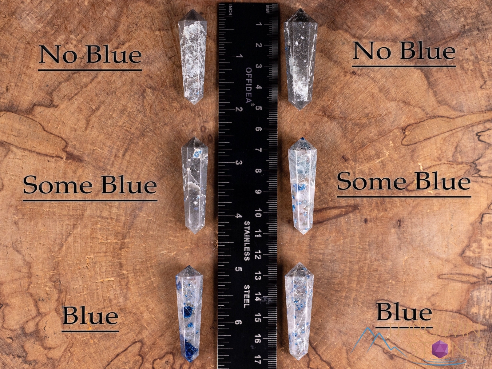 LAZULITE Crystal Points – Mini – Jewelry Making, Healing Crystals Stones, E1827