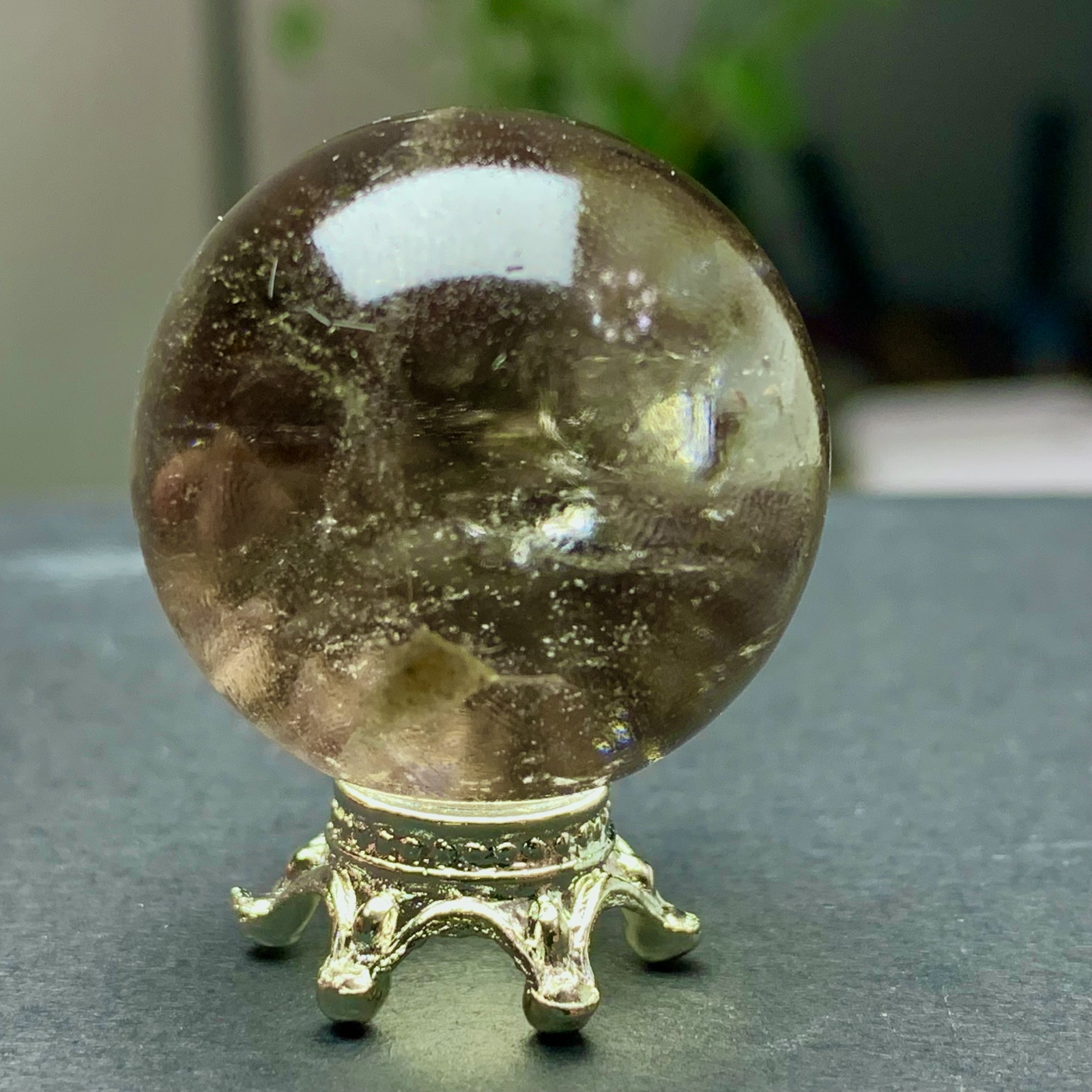 29G Natural Beautiful Higher Quality Garden Quartz Crystal Sphere Restoration