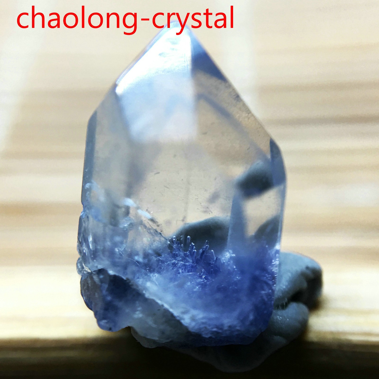 3.7Ct Very Rare NATURAL Beautiful Blue Dumortierite Quartz Crystal Specimen 219