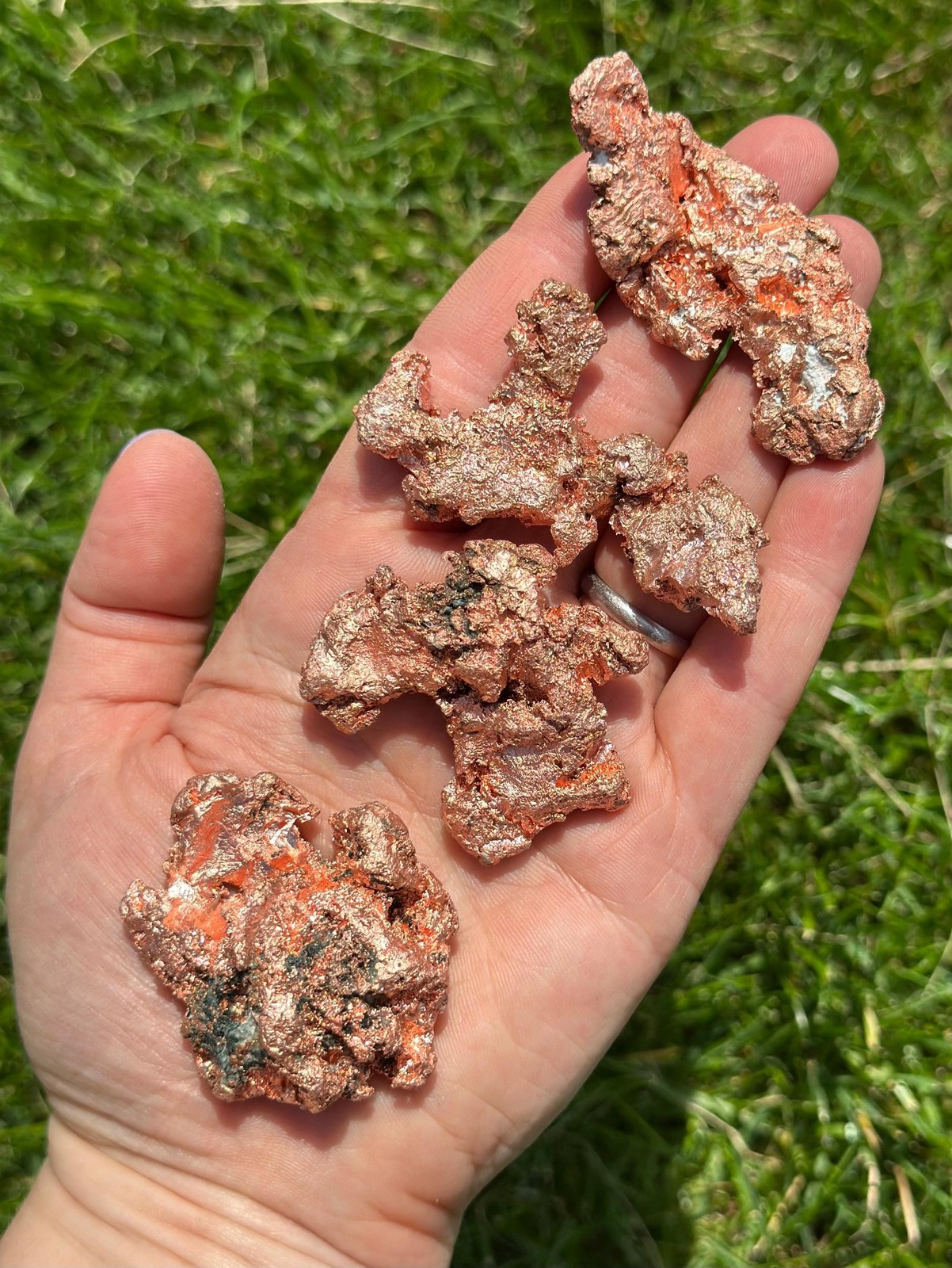 Raw Native Copper from Keweenaw Peninsula, Michigan, USA