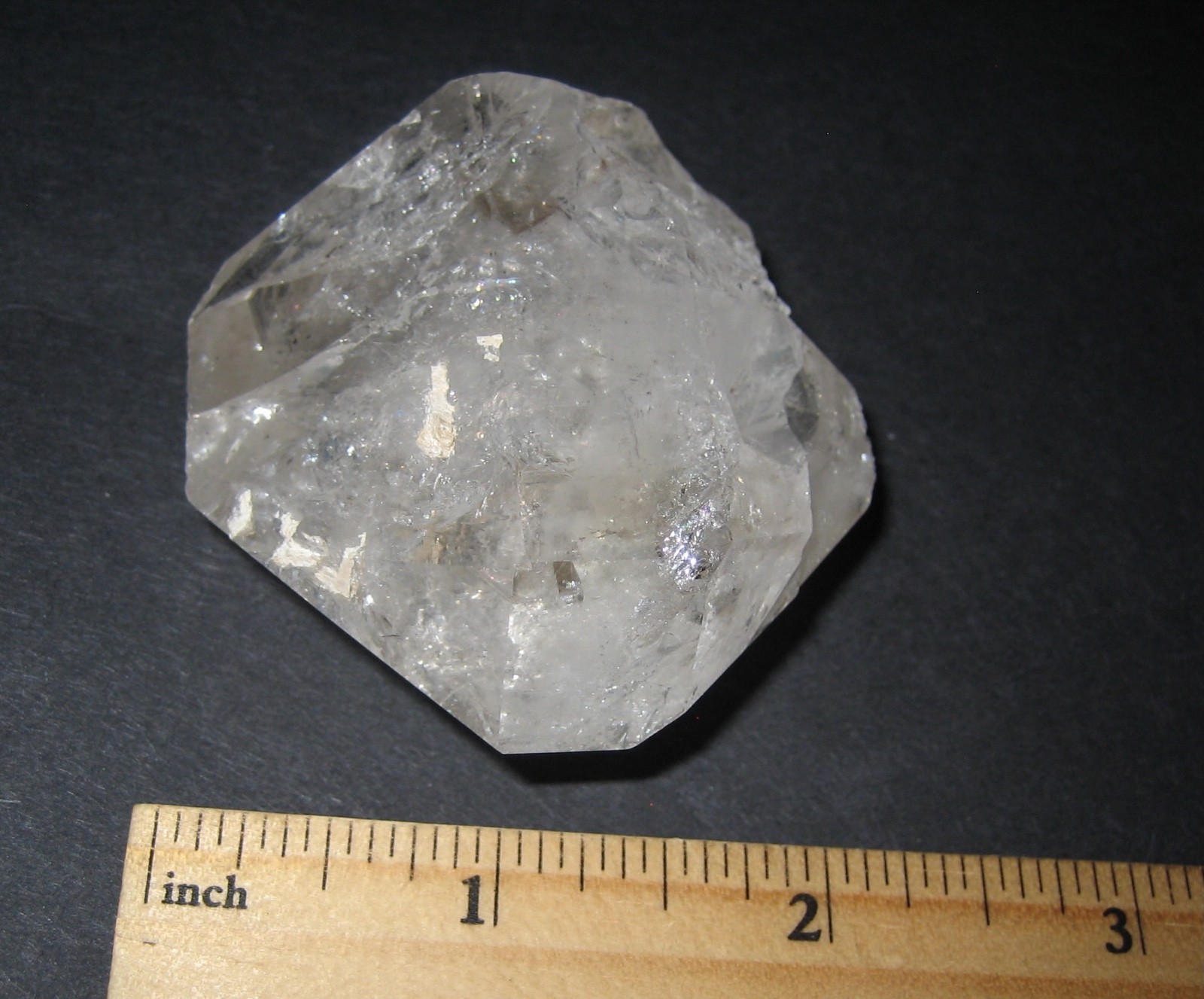 RARE 2.2″ NATURAL D.T. HERKIMER DIAMOND QUARTZ CRYSTAL NEW YORK, USA ~ 113.1g *1