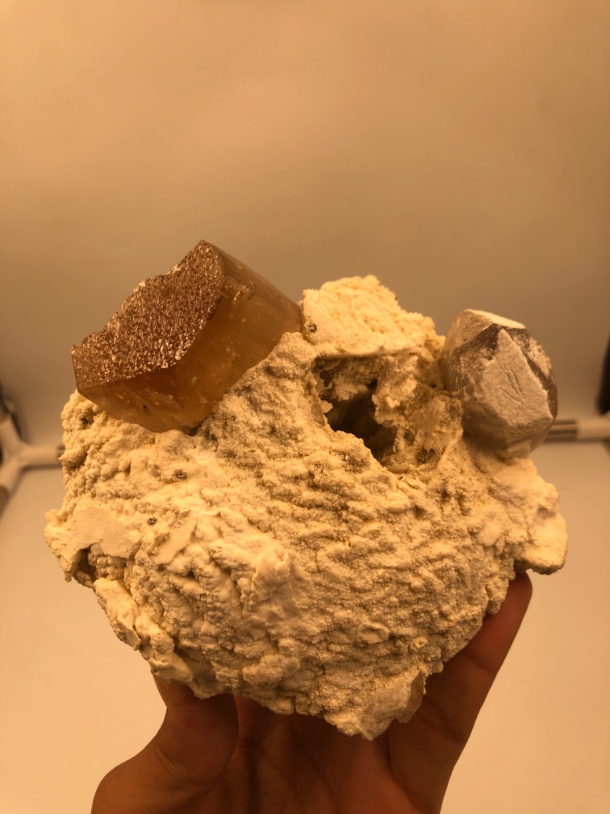 Topaz Crystal combine with Mica and Quartz specimen from shards Pakistan