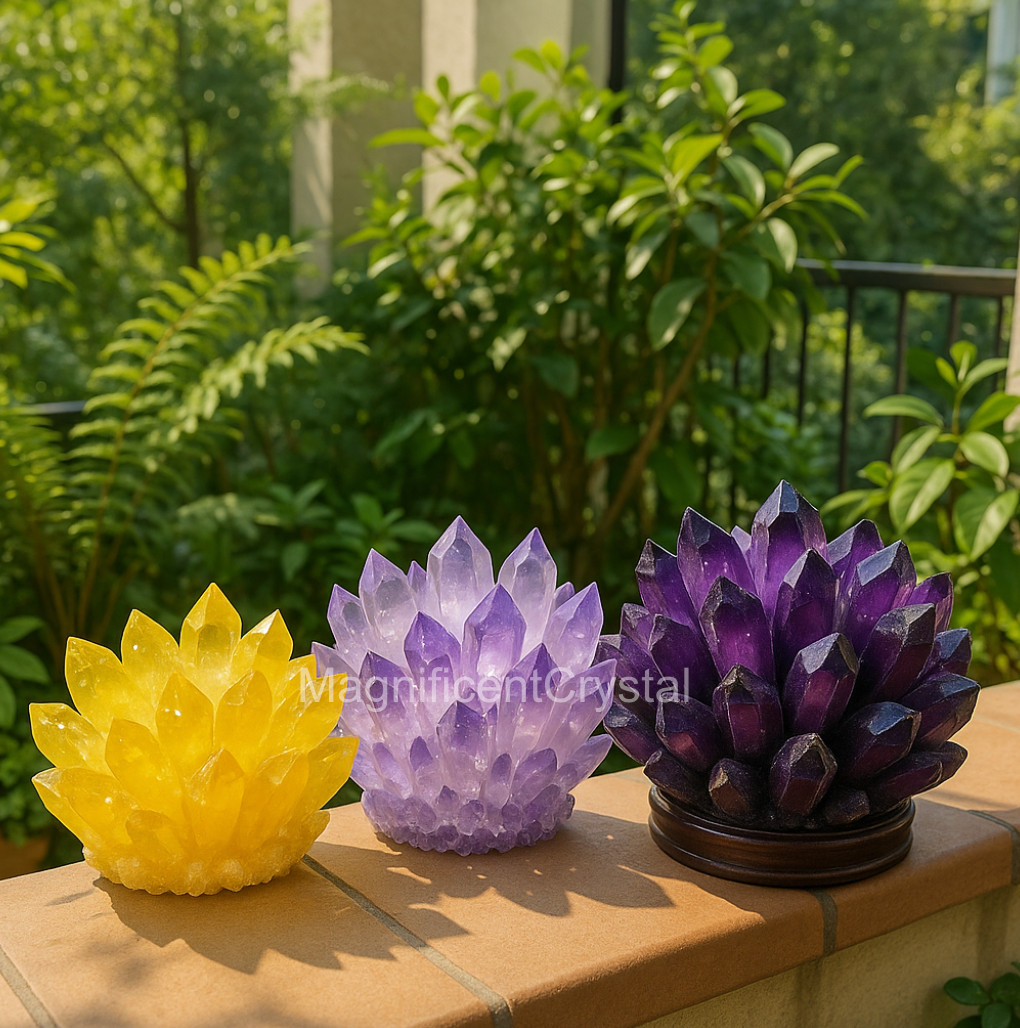 3PCS/Set Bestseller500G Crystal Cluster Natural Rough Geode Reiki Quartz Display