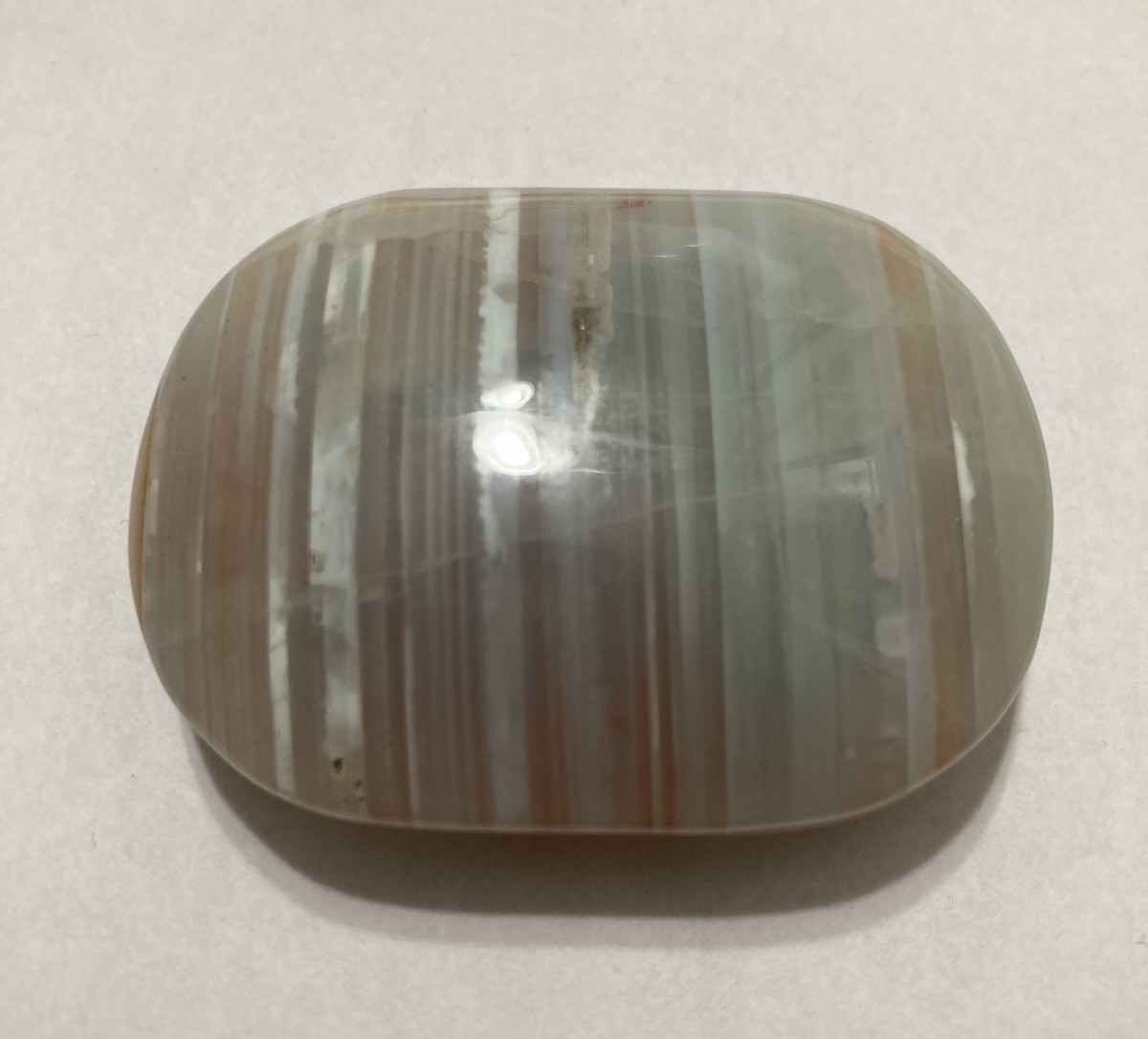 92G Banded Agate Multicolor Crystal Stone Quartz Crystal Large Mineral Specimen