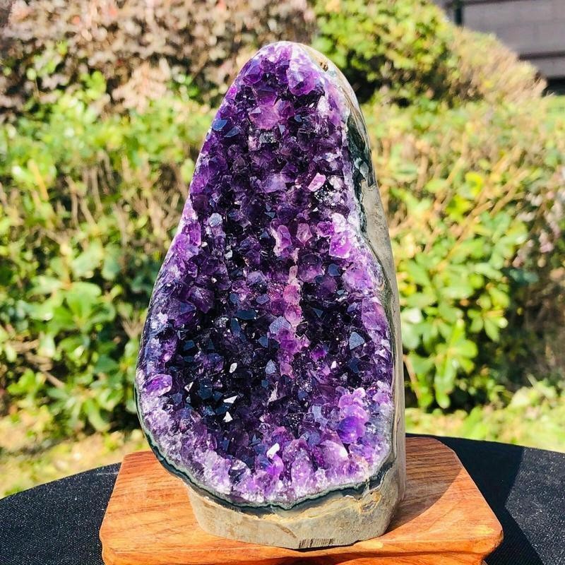 Natural Amethyst Rough Stone Crystal Cluster Gemstone Home Decor Gift