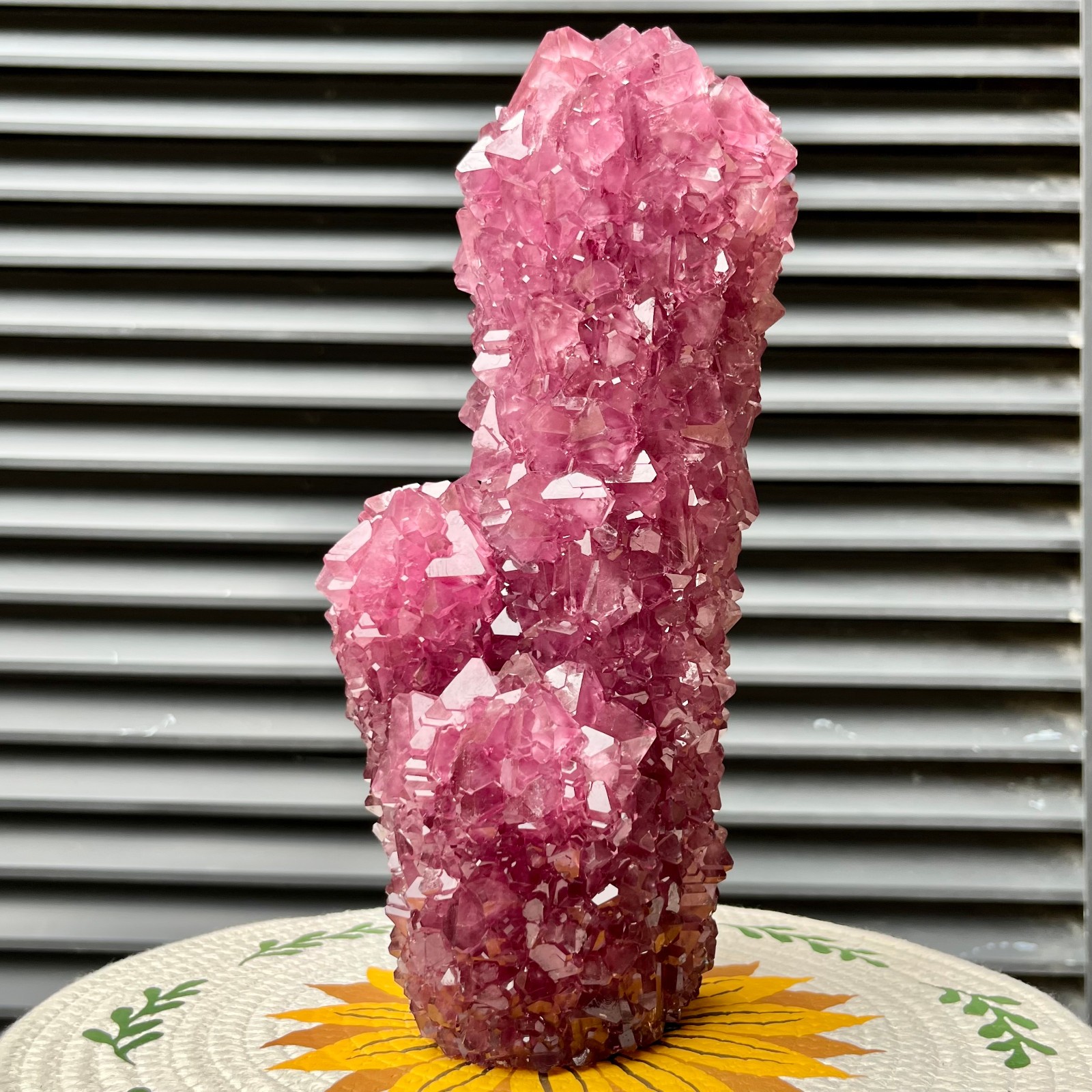 5.5 lb Alum Crystal Cluster Tower Point Mineral Specimen Decor Collectible