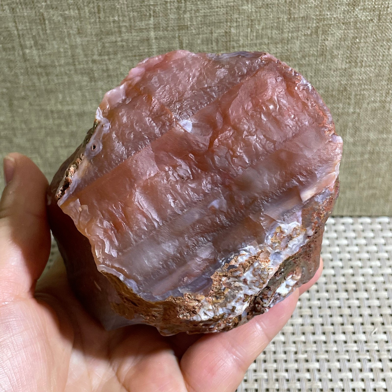 715g Raw Carnelian Stone Rough Red Agate Gemstone Mineral Specimen