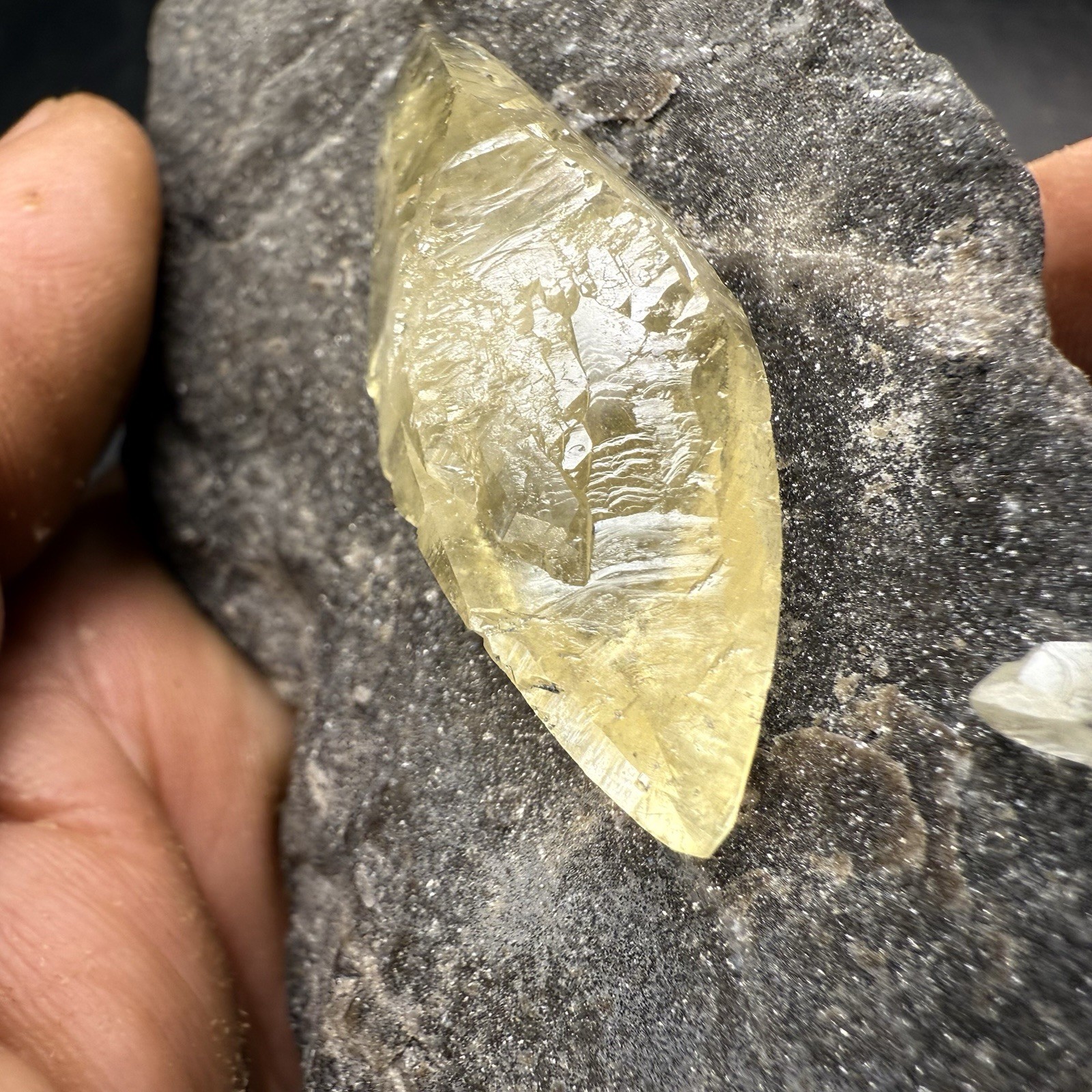 Calcite Crystals with Chalcopyrite Pyrite & Dolomite on Matrix / Missouri
