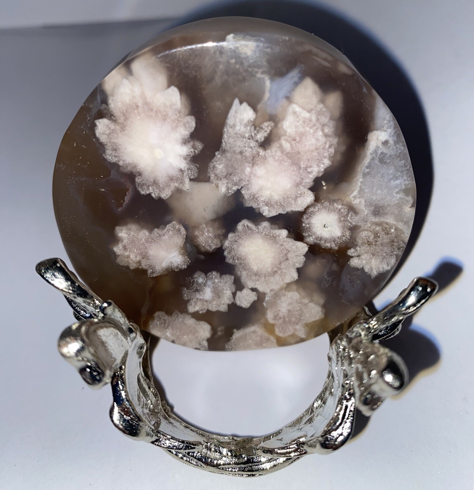 5 x Polished smooth Tumbled 2 inch Round FLOWER GATE CRYSTAL TUMBLES ✅Aus Seller