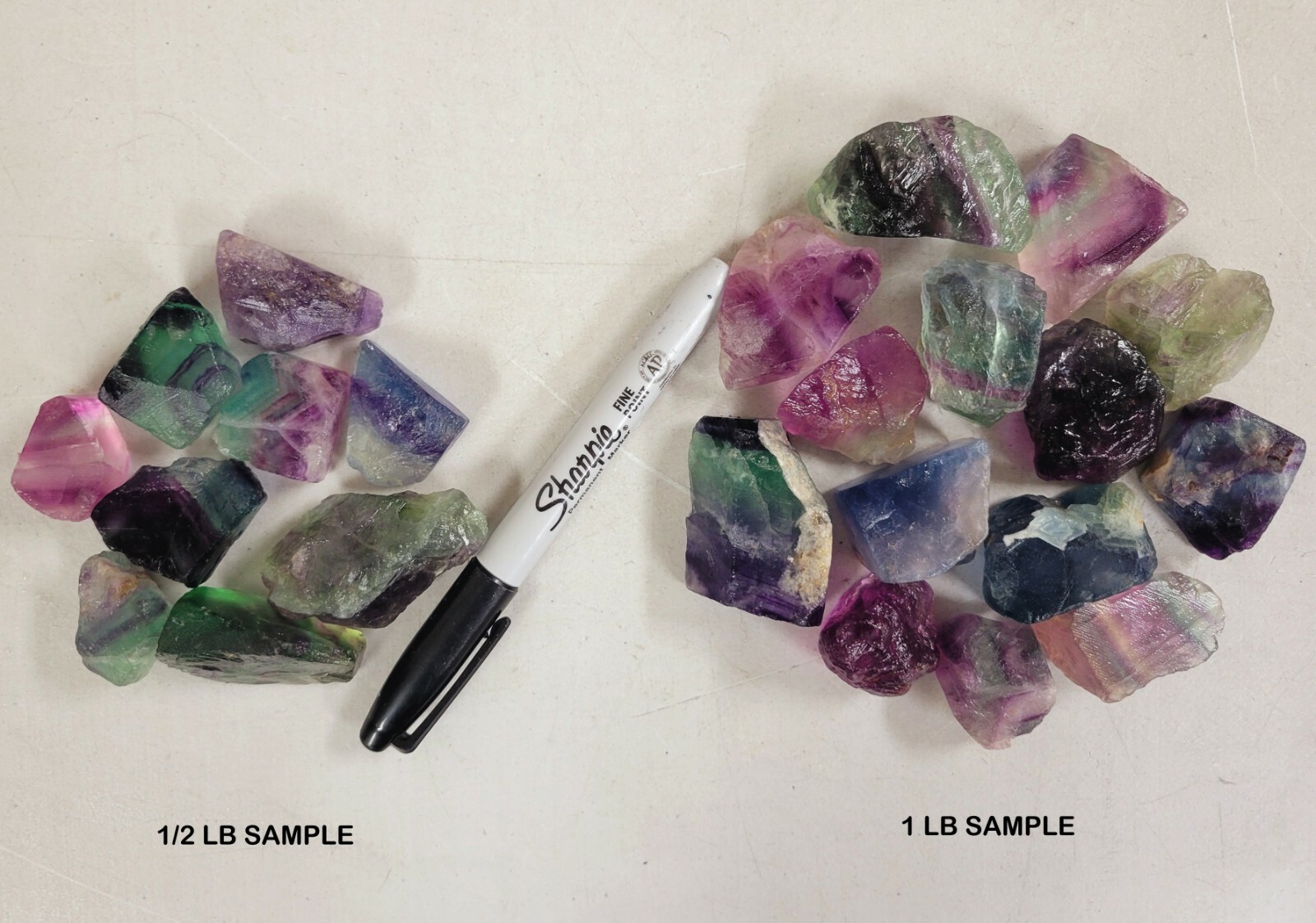 Raw Fluorite Crystals – Bulk Rough Stones – Healing Crystals Natural Gemstones