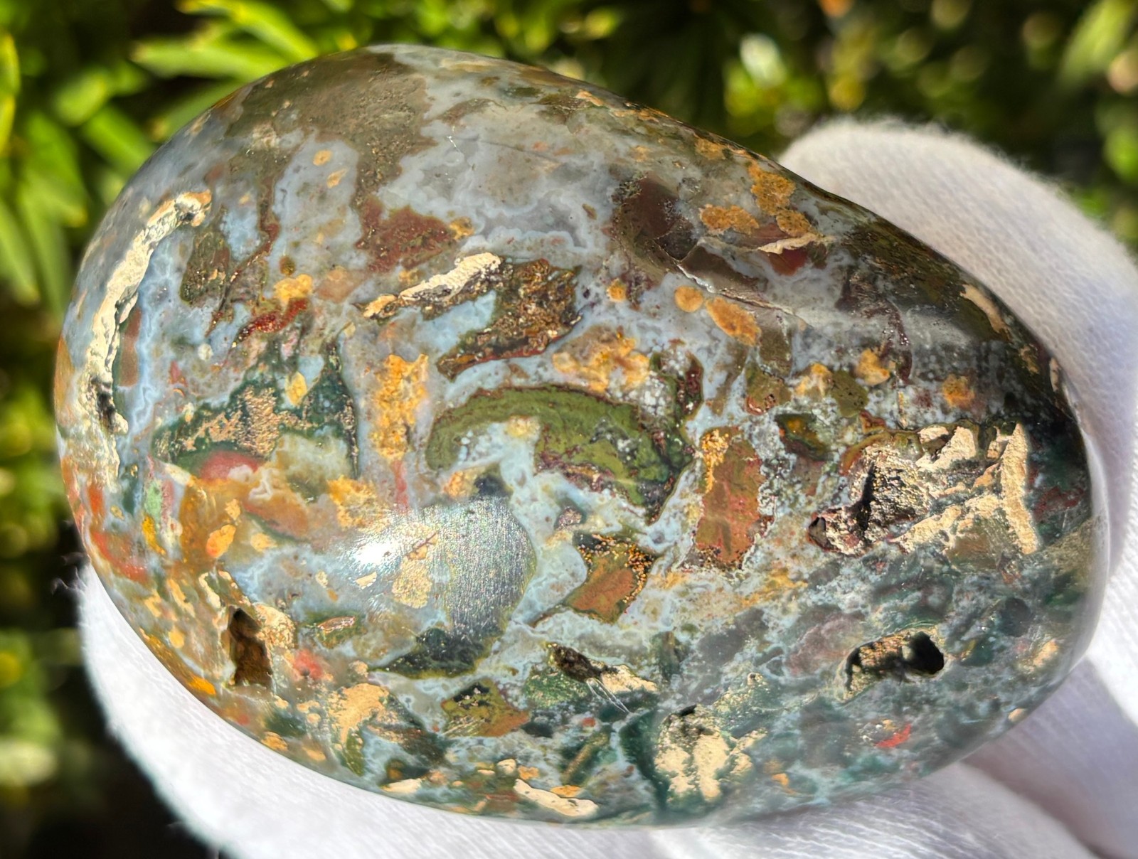 USA SALE 242g LOT OCEAN JASPER OJ PALMSTONES PALM STONES Palm Stone
