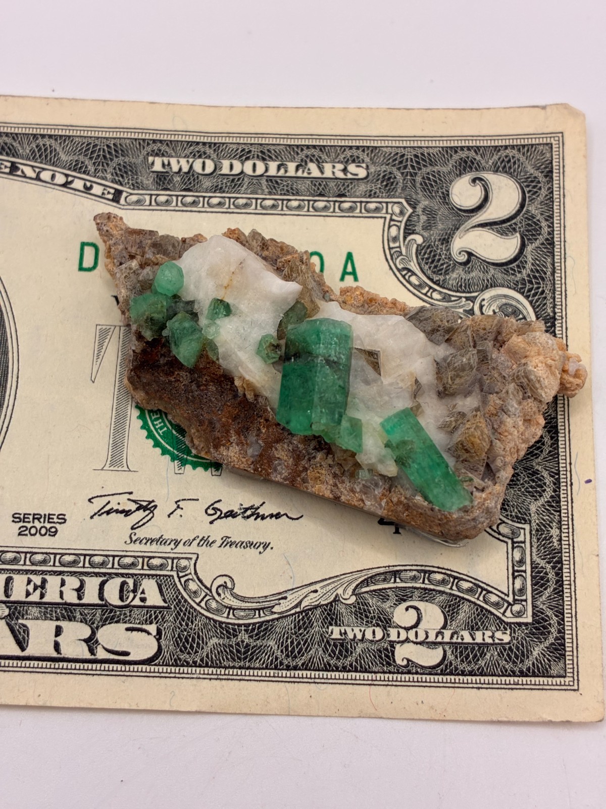 Rough Crystal Colombian Emerald Raw Matrix Collector Piece, Natural Not treament