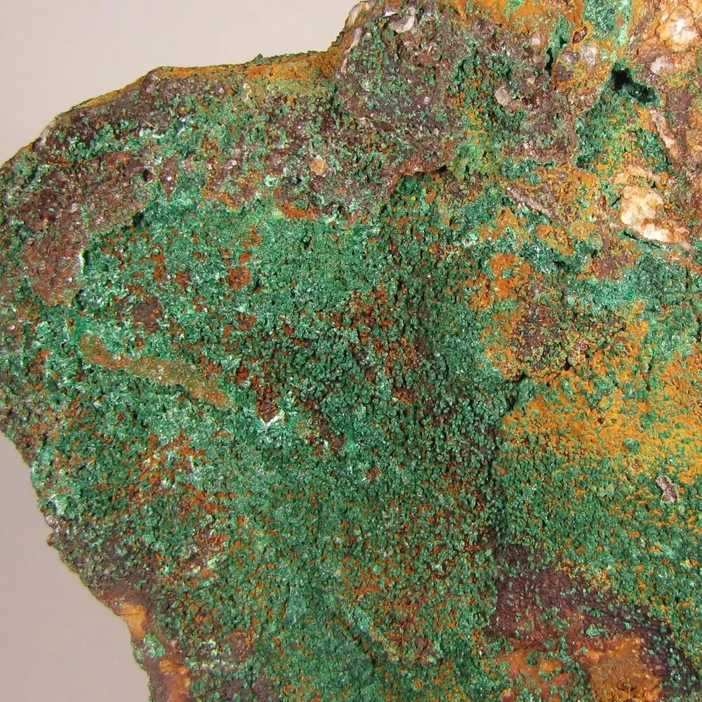 5″ Blue AZURITE w/ MALACHITE Crystals on Matrix Rock – Morocco – 1.5 lbs.