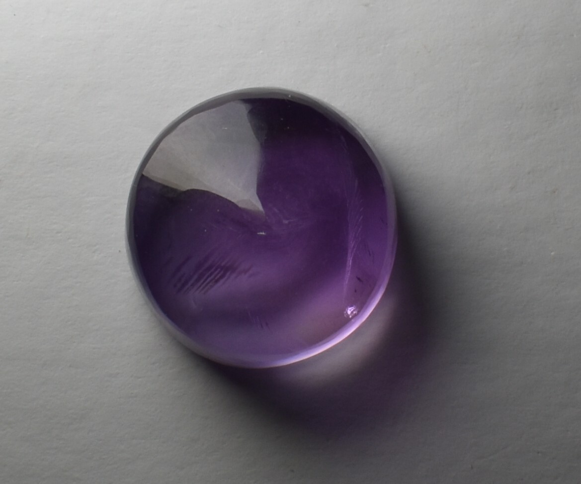 Natural Amythest Deep Purple North Carolina Gemstone Very Large Cabochon 25 CT