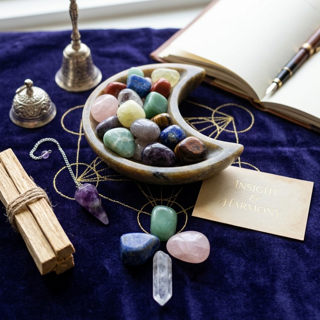 5 Pcs Bulk Vibrant Tumbled Crystal Collection – Spiritual Energy Healing Stones