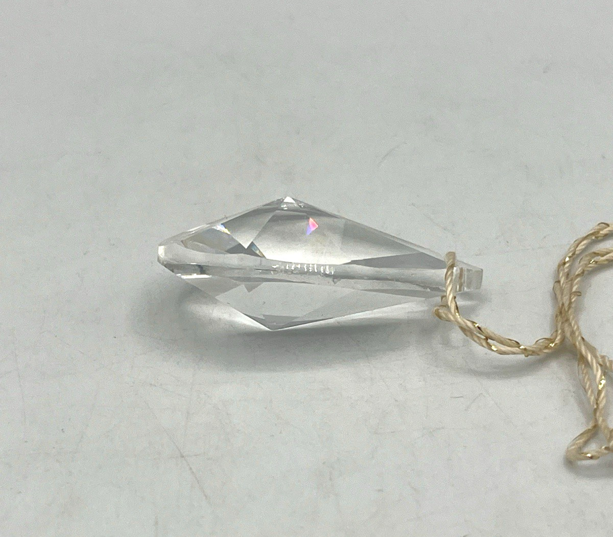 4 Swarovski Spectra Crystals 2 Different Cut Teardrops 1 Octagon 1 Pendalogue
