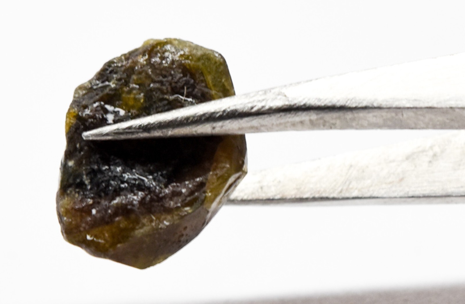 9.5ct Green Orange Garnet Rough Natural Gemstone Crystal Mineral Specimen China