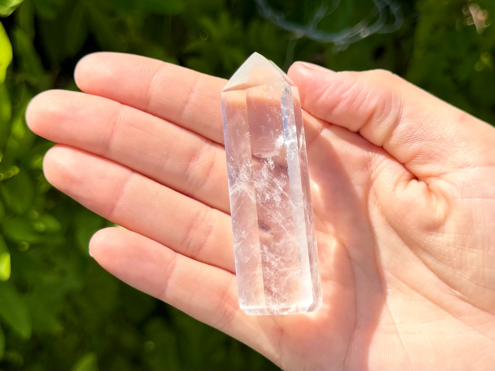 Clear Quartz Obelisk (6-Sided, ‘A’ Grade, Quartz Crystal Point, Crystal Tower)