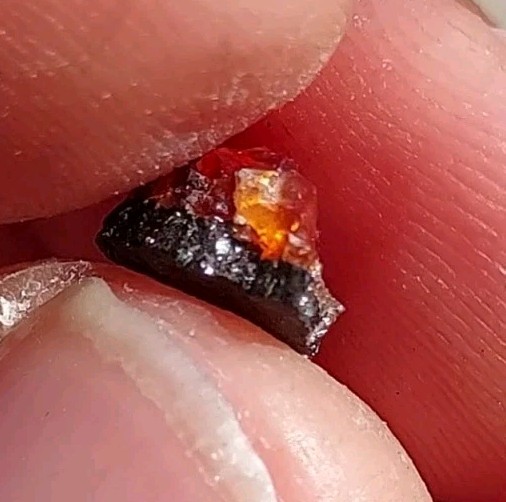 ULTRA RARE GEM RHODOCHROSITE ON MATRIX N’Chwaning I Mine, KMF, South Africa