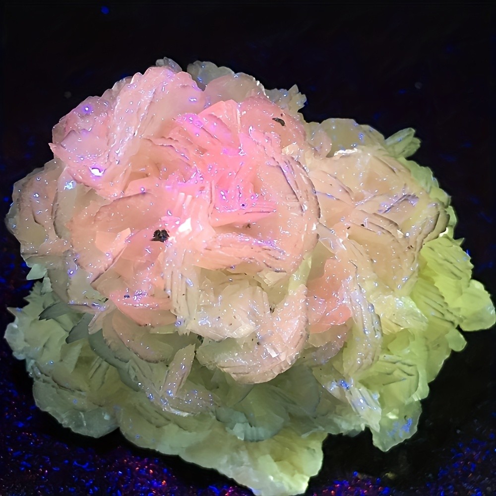 Random White Rose Calcite Mineral Crystal Display Speciman Healing Decor Gift