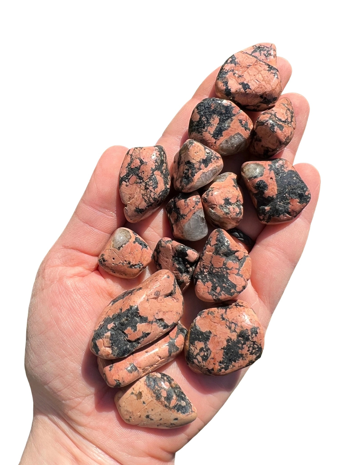Luxullianite Tumbled Stone, Natural Luxullianite Crystal from United Kingdom