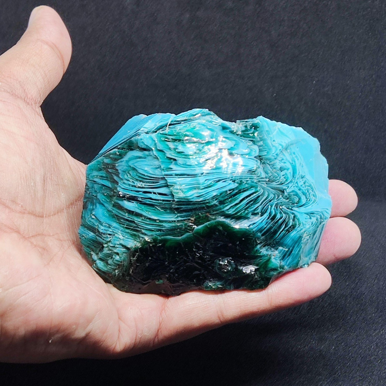 Arizona Turquoise Natural Rough Stone 550–650 Ct Raw Healing Crystal Specimen