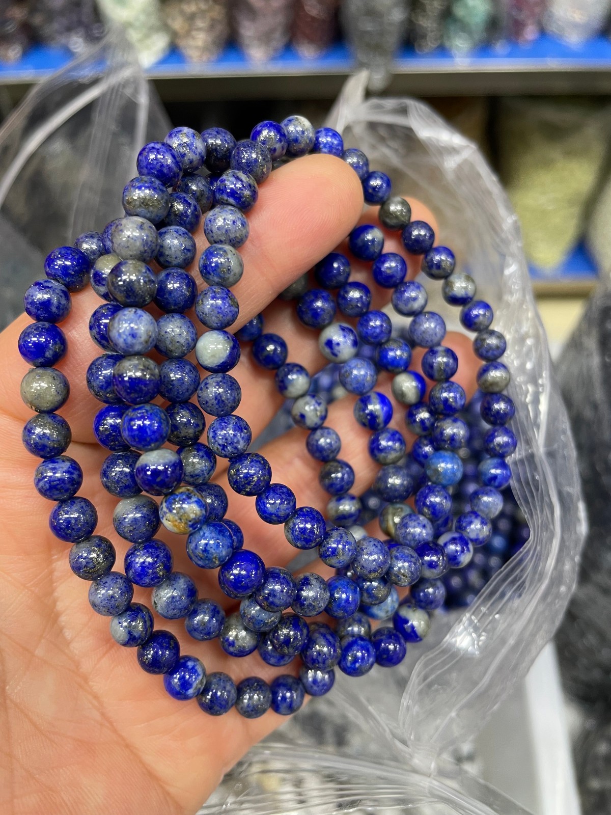 6mm 10pcs Wholesale Natural Lapis Lazuli Crystal Healing