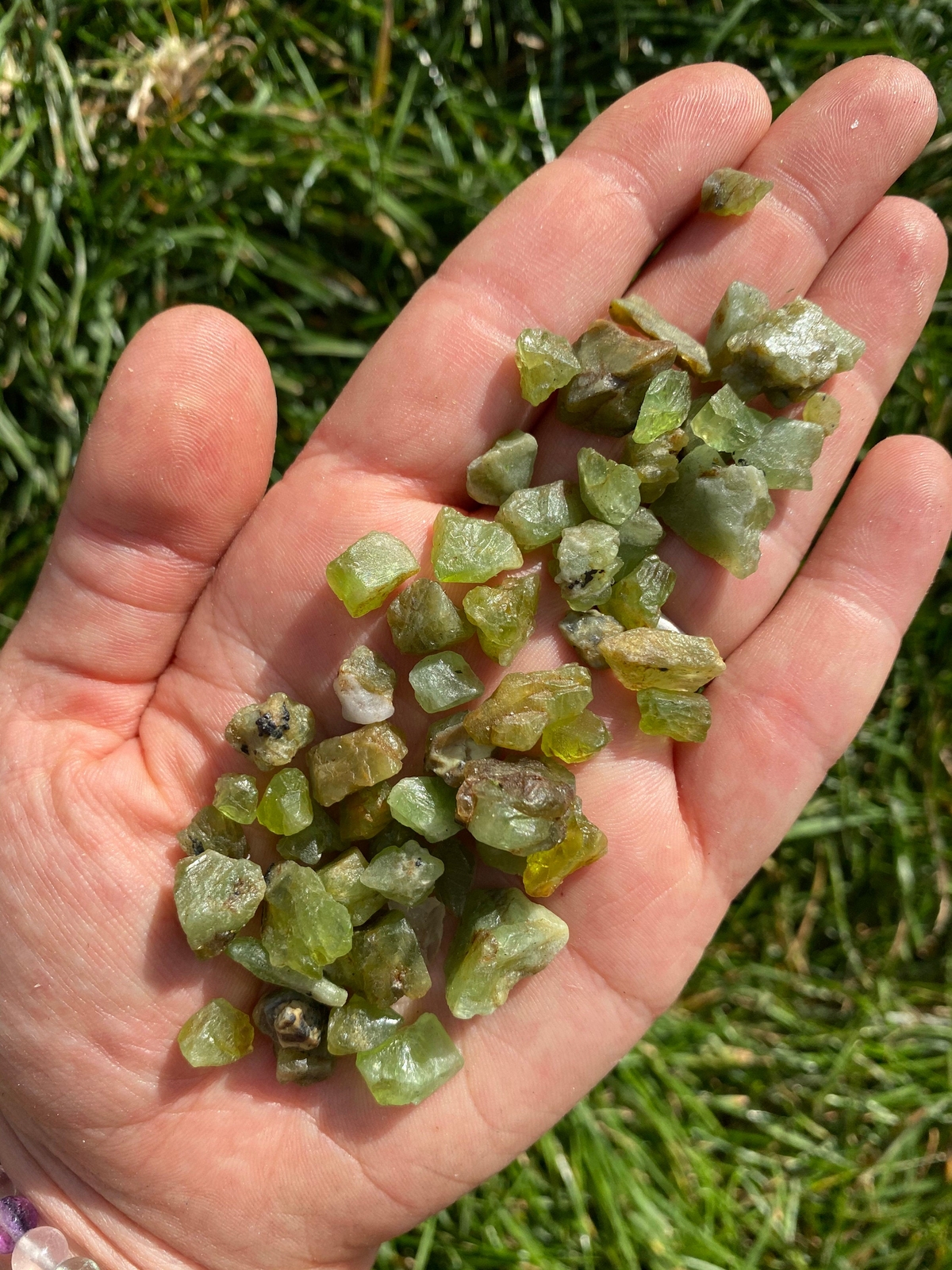 Raw Peridot Stone (1 to 55 gram) Natural Rough Peridot Crystal from Pakistan