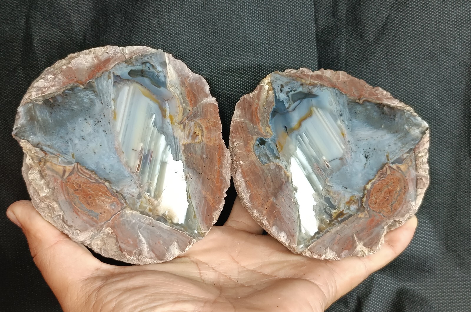 1460g/3.22 lb turkish thunderegg agate stone rough, customs duty included