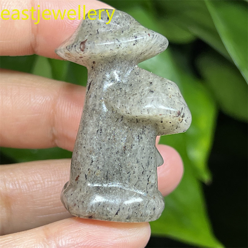 1pc Natural white Phantom Mushroom Skull gem Quartz Crystal Skull Random 1.5″