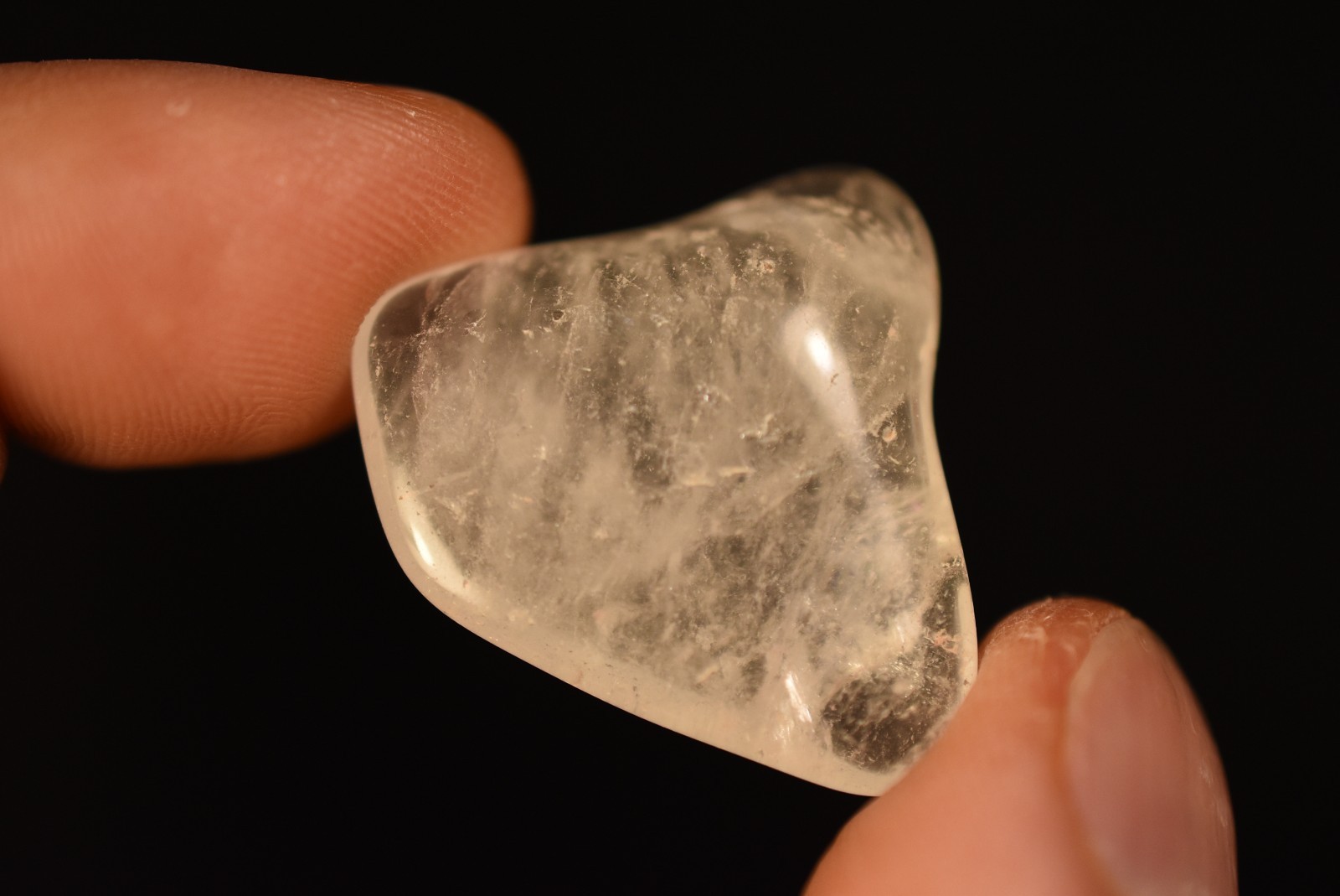 5 *AUSTRALIAN* QUARTZ Tumbled Stones 2-4cm 40g Natural Clear Kingsgate NSW