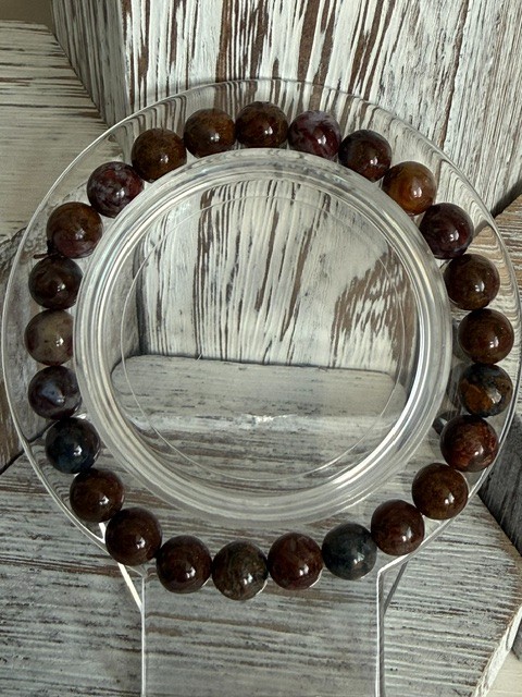 Pietersite 6mm Bead Bracelet N12