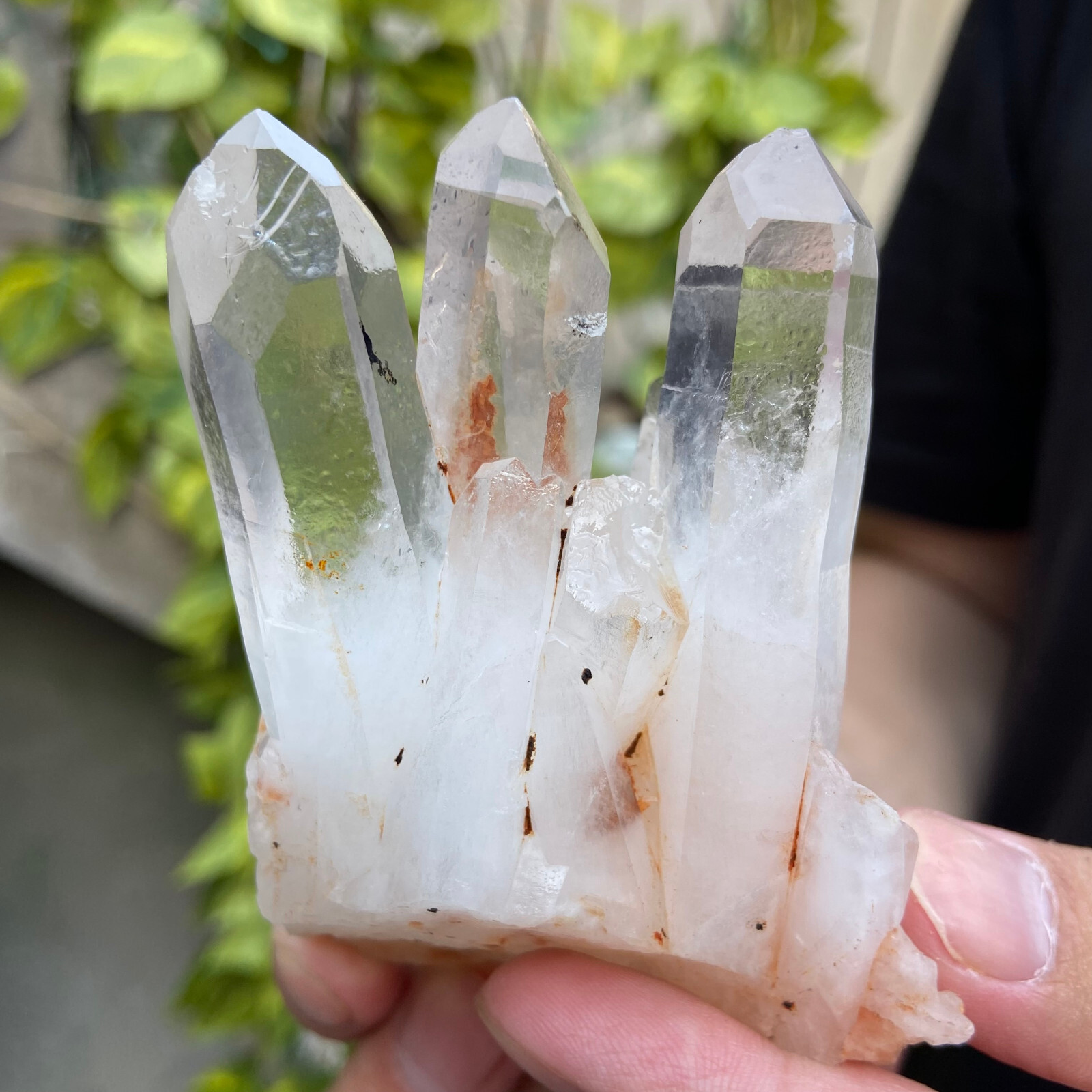 290g Natural Clear White Quartz Crystal Cluster Rough Healing Specimen