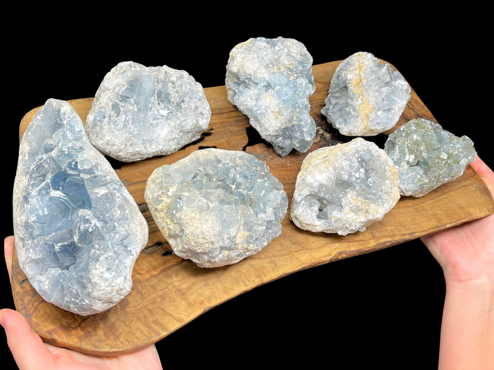 LARGE Clearance Celestite Clusters – ‘B’ Grade Celestite Crystal Cluster Druze