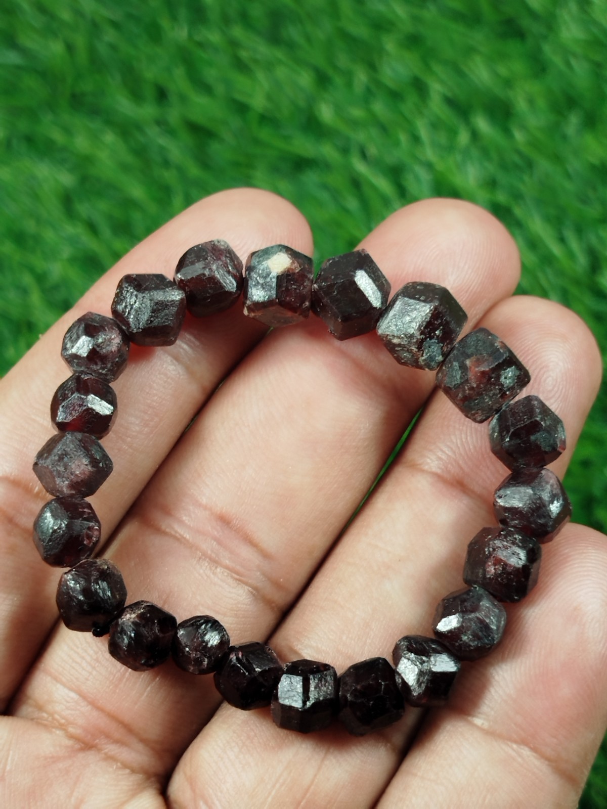 20 Grams Almandine Garnet Stackable Bracelet From Skardu Pakistan