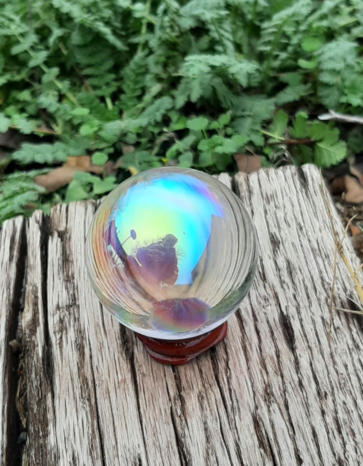 K9 Color Crystal Balls 50mm/80mm Sphere with Stand Meditation Feng Shui