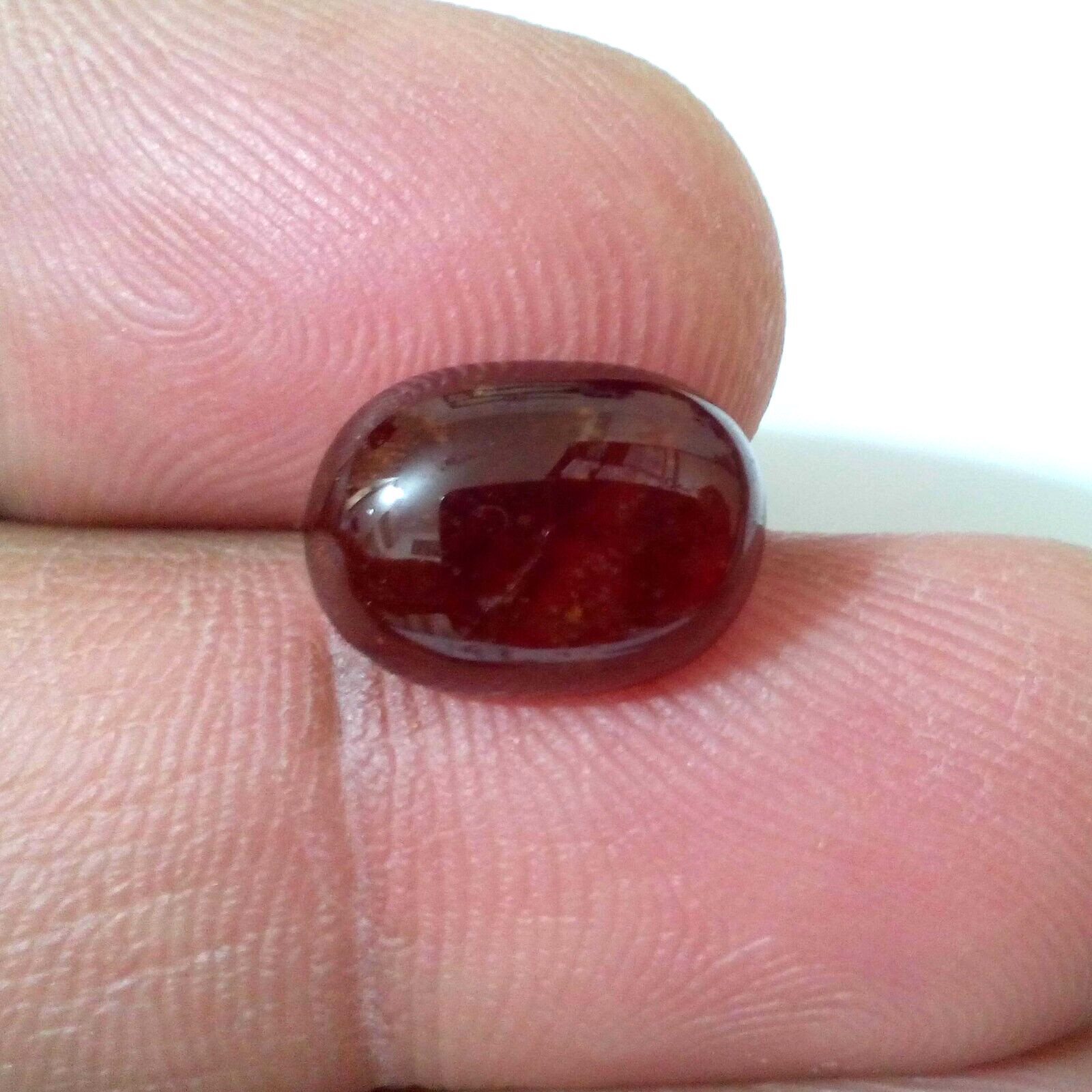 Outstanding AAA+ Hessonite Red Garnet Cabochon Oval 5 Crt Loose Gemstone