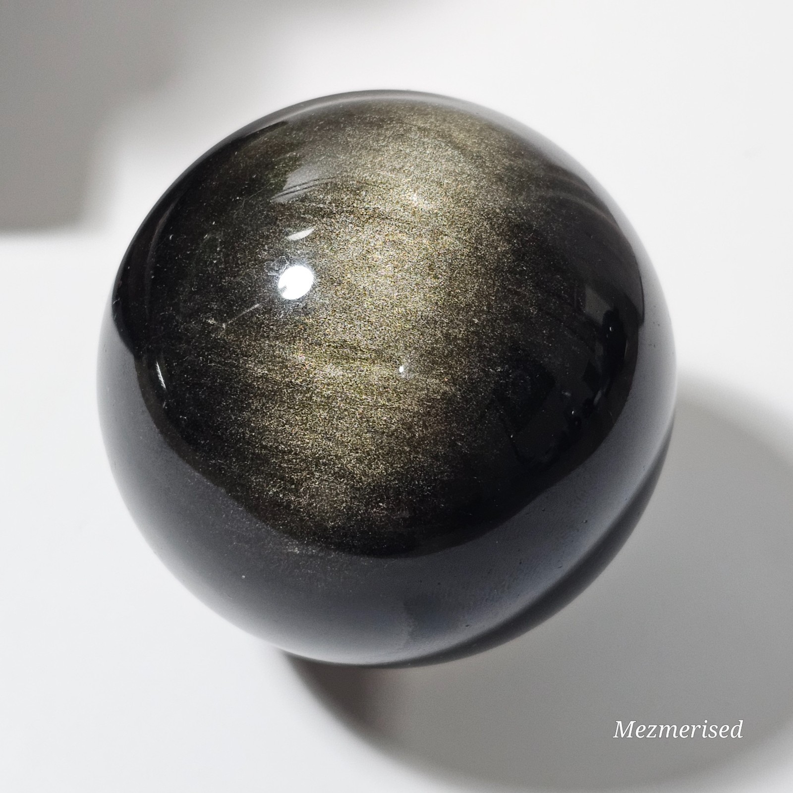 Gold Sheen Obsidian Sphere | Option C | 305g
