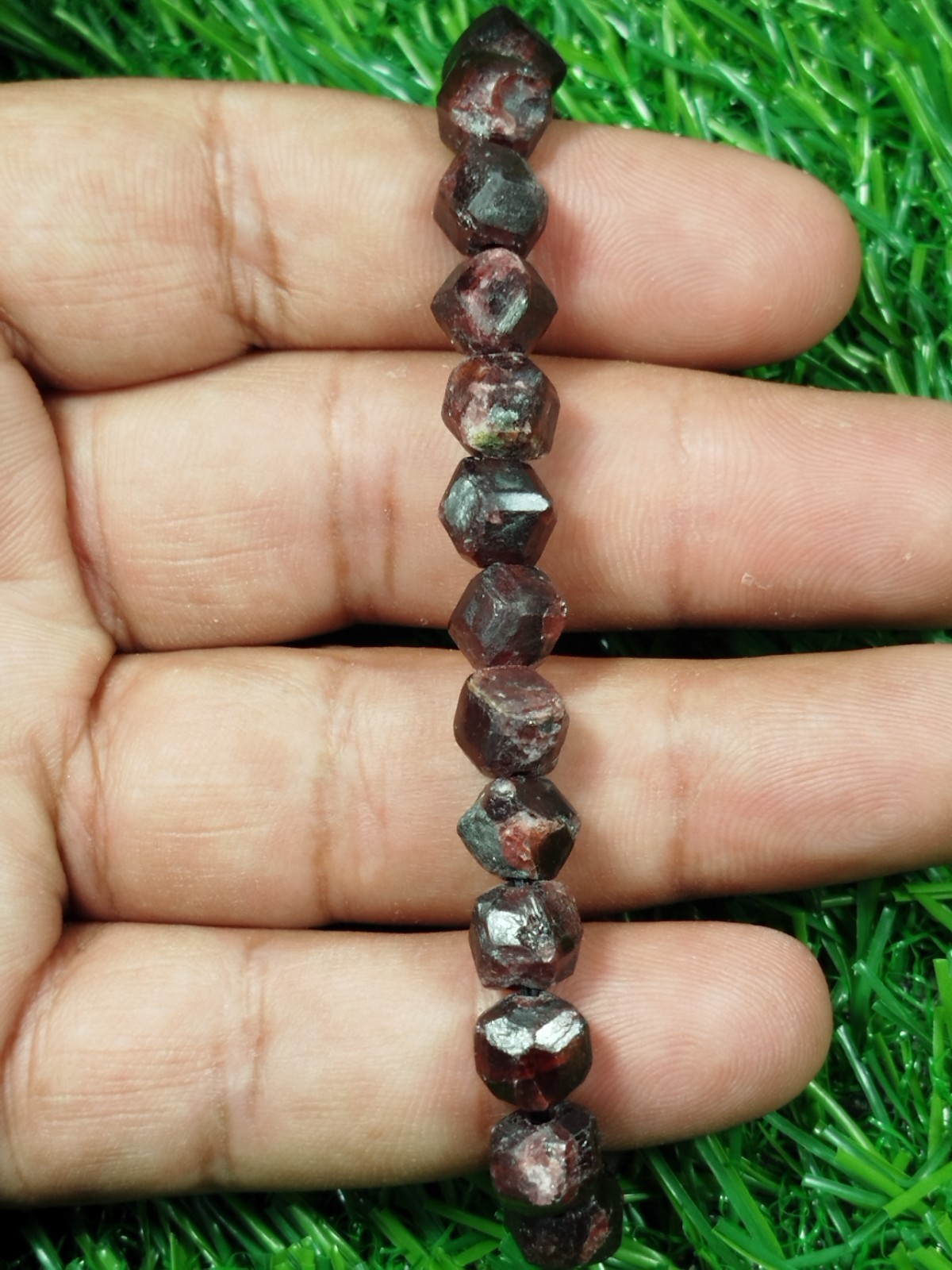 33 Grams Almandine Garnet Stackable Bracelet From Skardu Pakistan