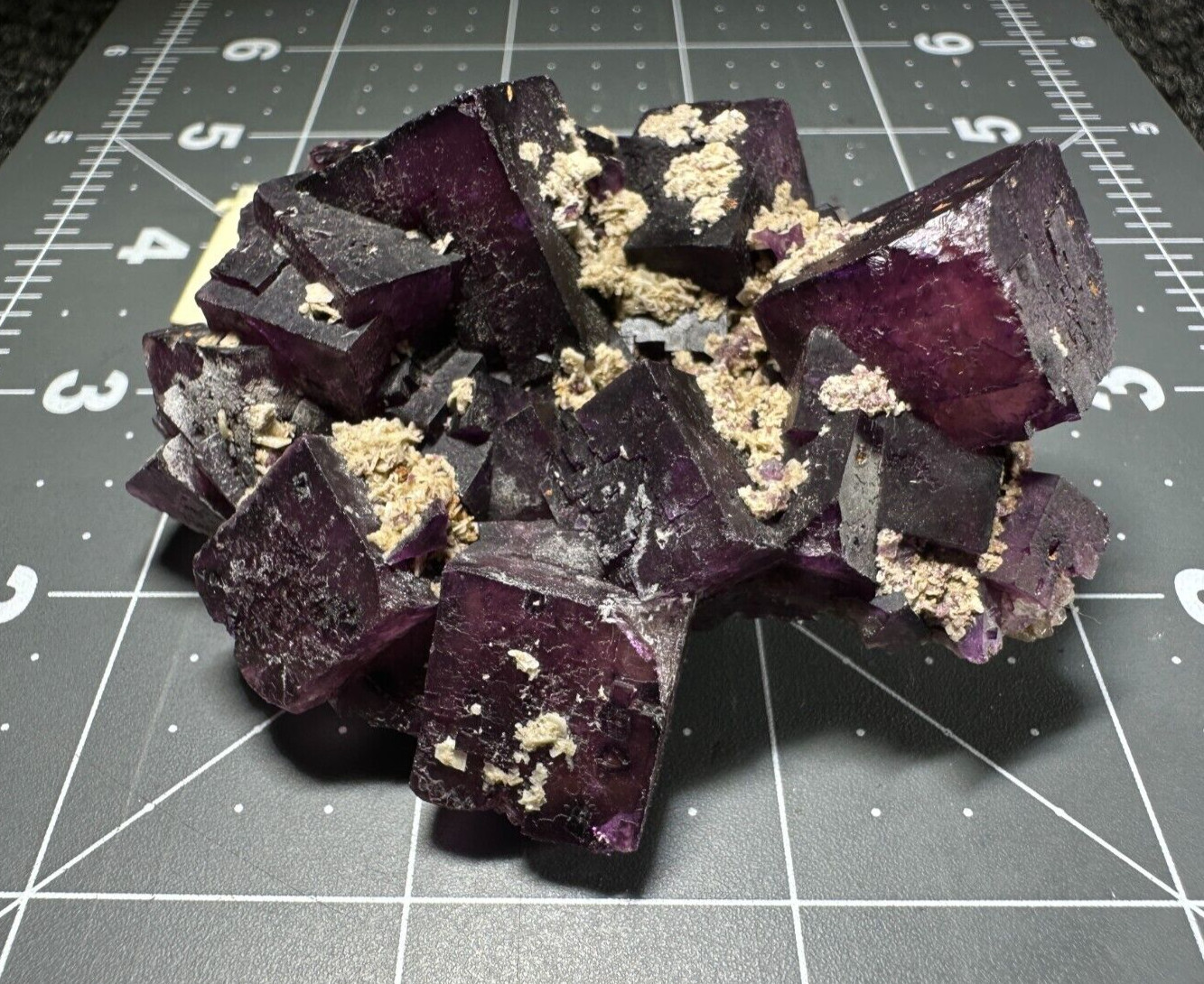 ➤ 3 Inch PURPLE FLUORITE CRYSTALS & DOLOMITE Elmwood Mine TN VIDEO➤255