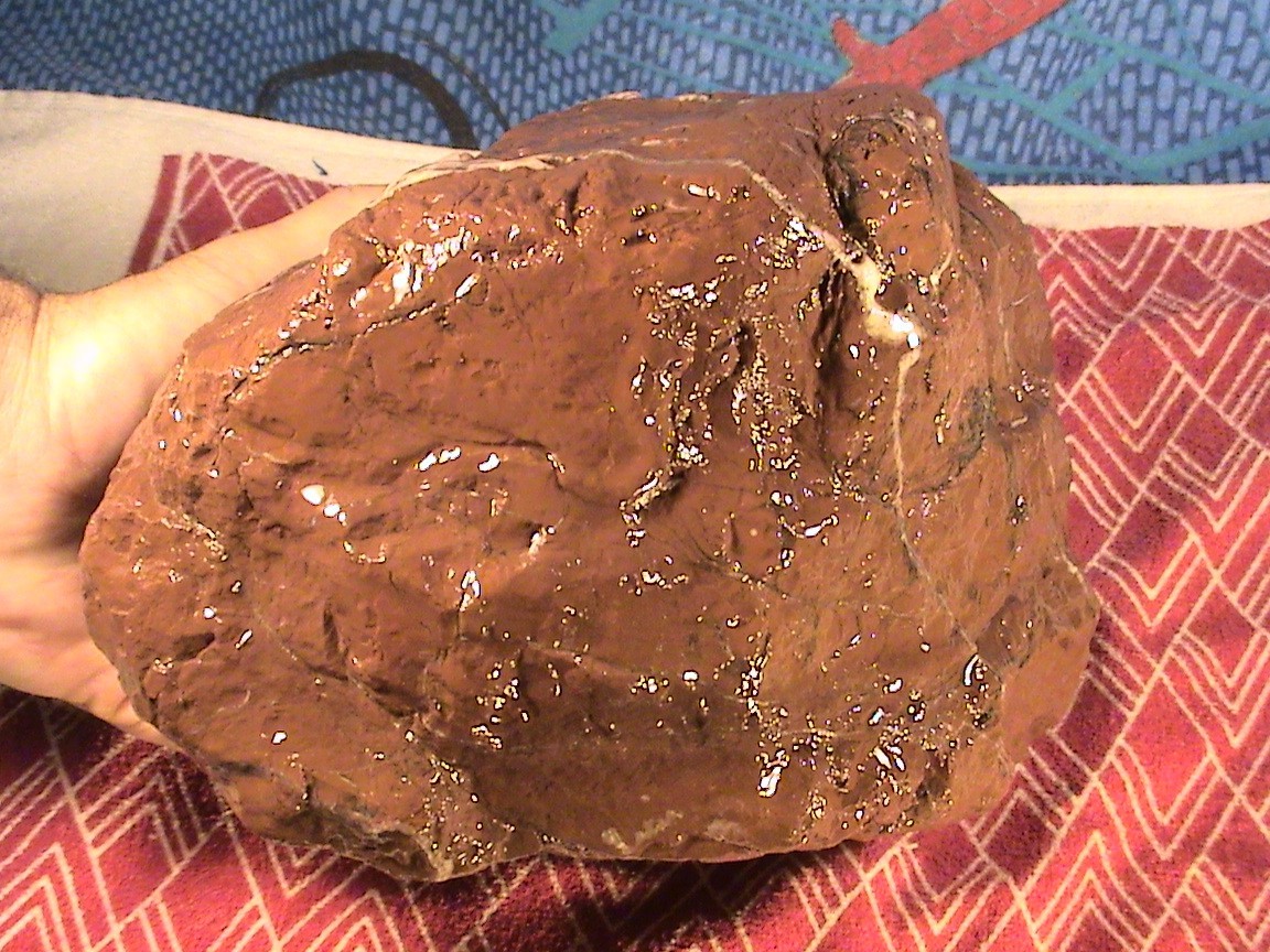 Solid Rough Red Chalcedony Jasper Agate, Lapidary Rock, 20 LBS, 13 OZ, #R374